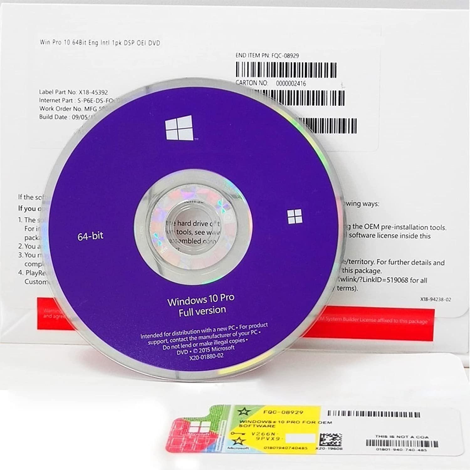 Windows 10 Pro OEM Windows 10 Pro OEM - Image 1