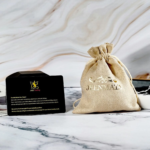 Green Flower Pendant Necklace in Yellow Gold Plated - Image 7