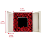 Eternal Flower Jewelry Box W Blue Crystal Heart Necklace Pendant Soap Rose Gift Box Wedding Jewelry Gift for Women Girfriend Mom - Image 7