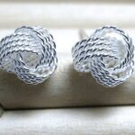 Infinite Love Knot Sterling Silver Matching Necklace and Earrings Set for Women Special Occasion Birthday Holiday - Image 9