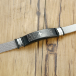 English Inspirational Gifts for Men, Stainless Steel Adjustable Bible Cross Bracelet - Image 5