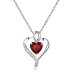 Heart Necklace for Women Sterling Silver 925 Jewelry Gift for Her - Image 13