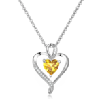 Heart Necklace for Women Sterling Silver 925 Jewelry Gift for Her - Image 12