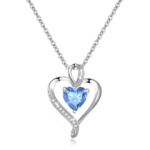 Heart Necklace for Women Sterling Silver 925 Jewelry Gift for Her - Image 25
