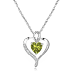 Heart Necklace for Women Sterling Silver 925 Jewelry Gift for Her - Image 16