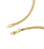 Gold Chain Necklace Collection - 14K Solid Yellow Gold Filled round Wheat/Palm Chain Necklaces for Women and Men with Different Sizes (2.5Mm, or 3.2Mm) - Image 2