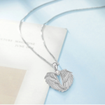 Jewelry on Clearance！Necklaces for Women Angel Wings Necklace 925 Silver Guardian Angel Wings Pendant Birthstone Necklace for Women Jewelry Gifts - Image 3