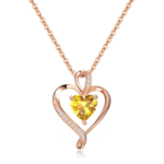 Heart Necklace for Women Sterling Silver 925 Jewelry Gift for Her - Image 26