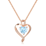 Heart Necklace for Women Sterling Silver 925 Jewelry Gift for Her - Image 17