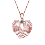 Jewelry on Clearance！Necklaces for Women Angel Wings Necklace 925 Silver Guardian Angel Wings Pendant Birthstone Necklace for Women Jewelry Gifts - Image 8