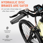 Peak 750W Electric Step-Thru Cruiser E-Mountain Bike for Adults - 27.5", 48V/15AH, APP Control - Image 5