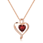 Heart Necklace for Women Sterling Silver 925 Jewelry Gift for Her - Image 19