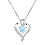 Heart Necklace for Women Sterling Silver 925 Jewelry Gift for Her - Image 24