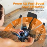 MERACH Exercise Bike Brake Pad Stationary Bike Low Noise Indoor Cycling Bike 270lbs Weight Capacity Tablet Mount Fitness Courses - Image 4