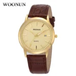 Simple Men Watches Leather Belt Quartz Wrist Watches for Men Ultra Thin Mens Watches Minimalist Watches Hodinky - Image 6