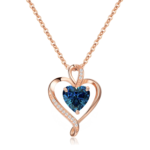 Heart Necklace for Women Sterling Silver 925 Jewelry Gift for Her - Image 9