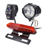 Ebike Light LED 36V 48V Electric Bike Headlight and Rear Light Also with Turn Signal Light Set - Image 3