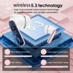 Wireless Earphones, Wireless 5.3 with Noise Cancelling and Microphone - Image 12
