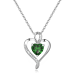 Heart Necklace for Women Sterling Silver 925 Jewelry Gift for Her - Image 8