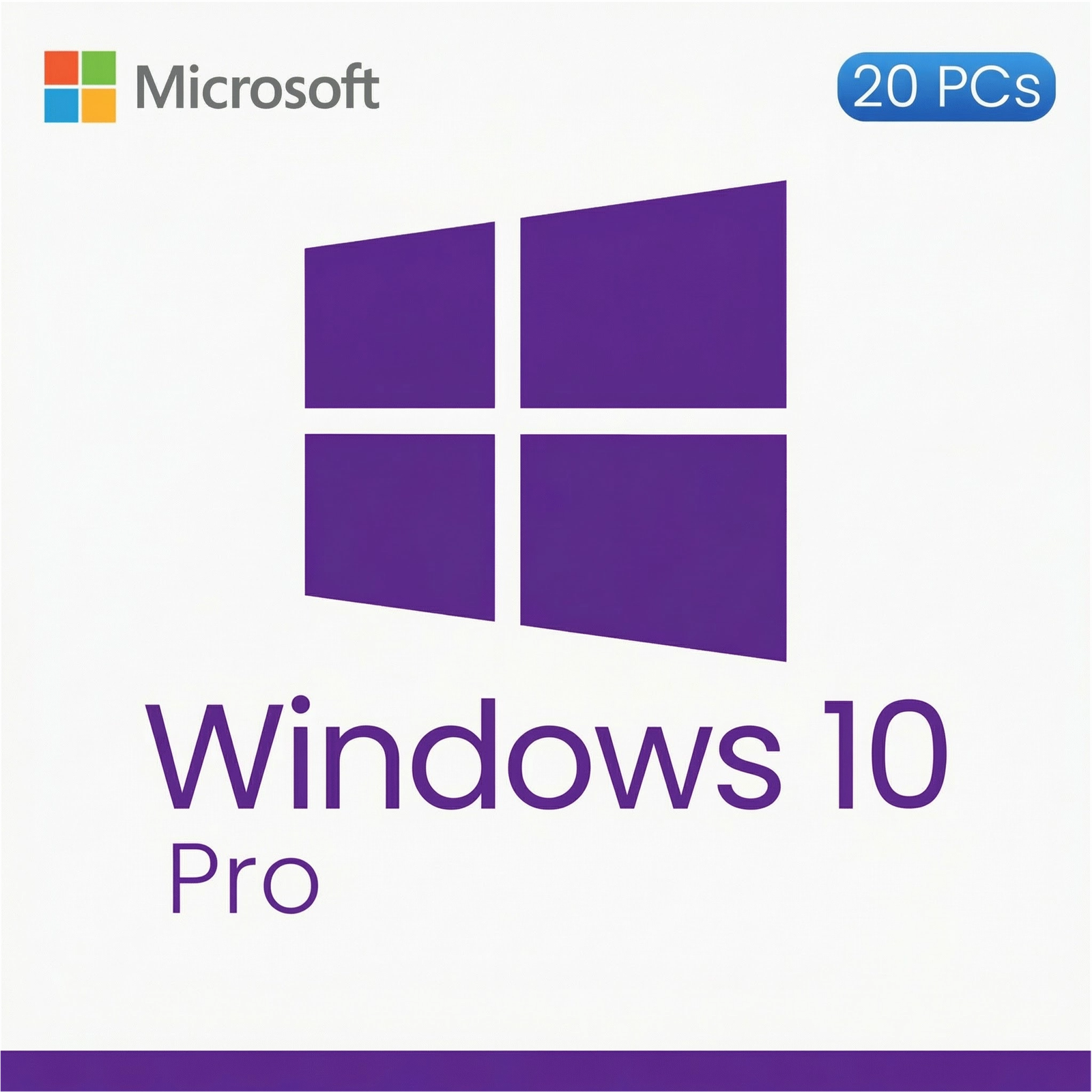 windows10_pro_20pcs Windows 10 Pro MAK Key 20 PCs Lifetime Key - Image 1