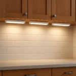 Under Cabinet LED Kitchen Lights (3-Pack, Rechargeable) — Motion Sensor, USB-C, Magnetic Mount, 3 Color Modes