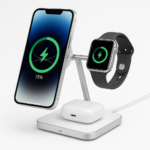 5-in-1 Magnetic Wireless Charging Station — MagSafe Compatible, Foldable Travel Charger for iPhone, Apple Watch & AirPods