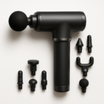 Electric Muscle Massage Gun — Deep Tissue Percussion, 30 Speed Levels, 6 Heads, Type-C Charging, Ultra-Quiet