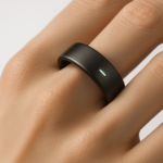 Smart Ring Health Tracker — Heart Rate, Blood Oxygen, Sleep & Step Counter, Titanium IP68 Waterproof